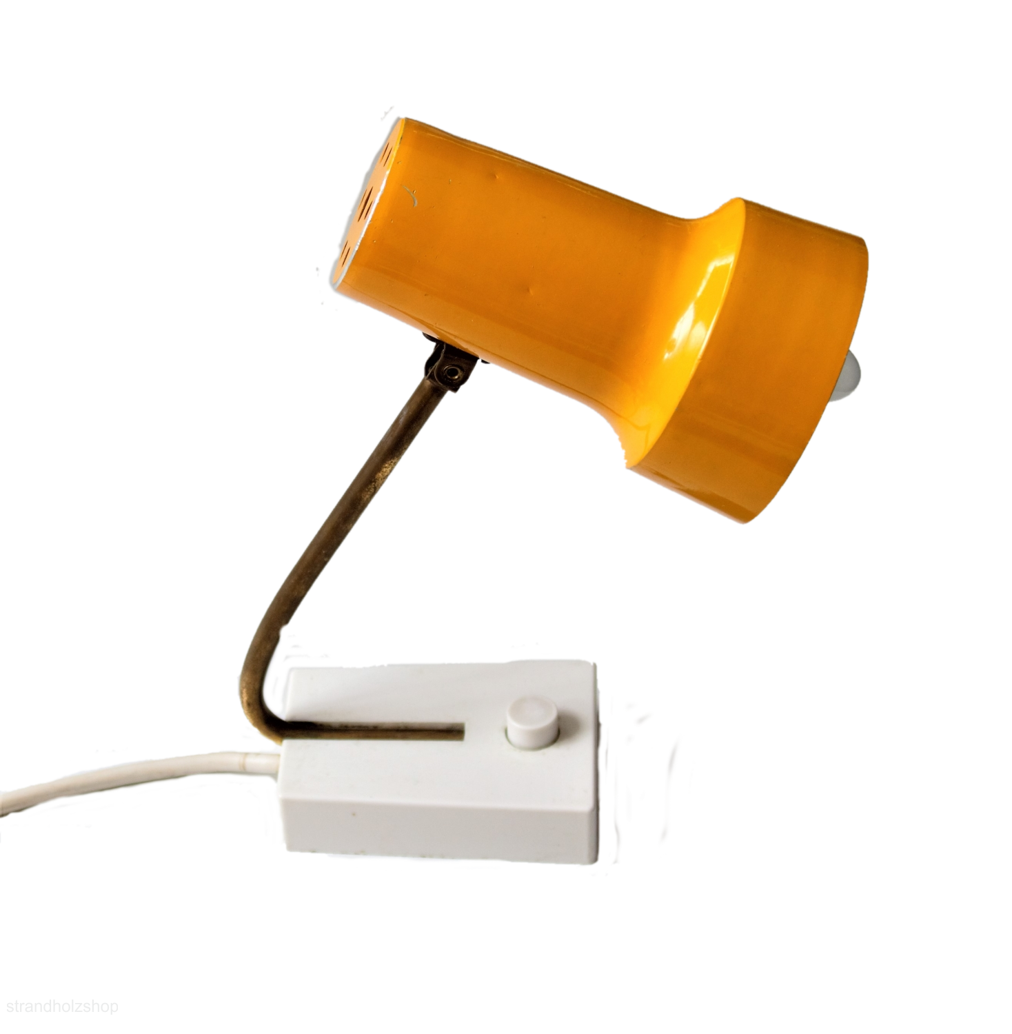 Vintage Lampe in gelb view1